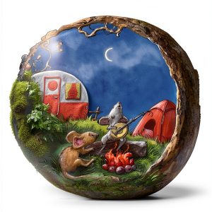 Kids Camping Adventure Book for 2-8 Years, English, 16 Pages-0