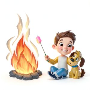 John's Camping Adventures Book 1 – Two Sweet Peas Kids Storybook-0