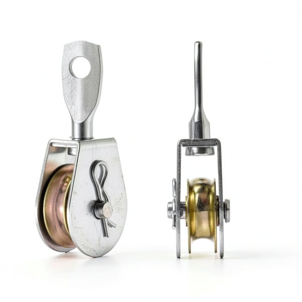 16 Pack Single Pulley Block Wheel 4" Zinc Iron 420lb Swivel Otoolling-1
