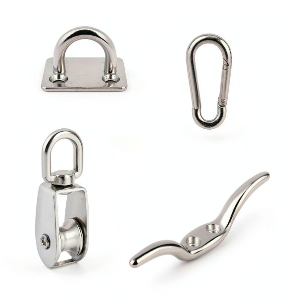 TooTaci Pulley System M20 Set 304 Stainless Steel with Nylon Rope-1