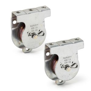 Ceiling Mount Pulley Leadrise Zinc 1-1/2" Single Pulley 2 Pack-0