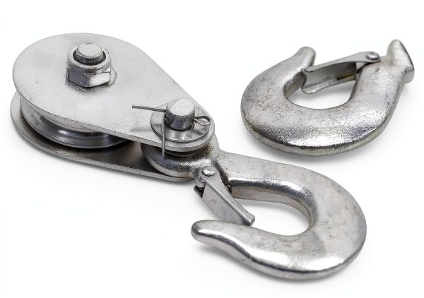Pulley Hook 1 Ton Heavy Duty Snatch Block with Hook by Tylulikaty-5
